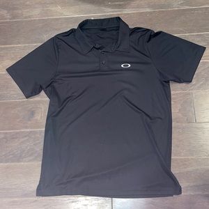 Oakley Men’s Black Polo Size Medium